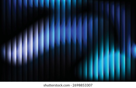 Azul y azul marino gradiente suave efecto de vidrio brillante Plantilla