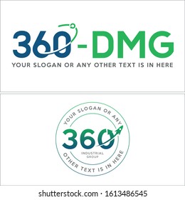 Blue navy green circle symbol icon linear rocket initial arrow modern logo design suitable for industrial company recycling aviation business corporate finance office identify branding colorful