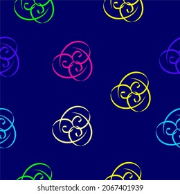 blue and neon colors, illustration with colorful subject in blue background, a simple flat vector background, pattern for fabric
