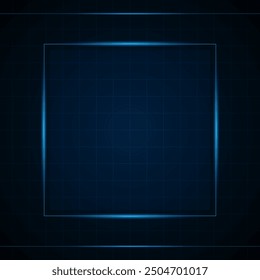 blue neon display abstract technology future interface hud for E- sports and technology business.	