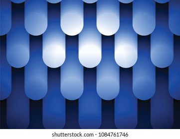 Blue neon light, abstract  fluorescent lightening background, newest technology background