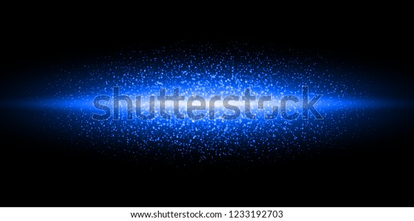 Blue Neon Light Flash Glitter Dust Stock Vector Royalty - neon galaxy glittery cool backgrounds
