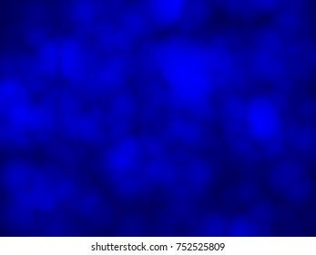 Blue Neon Lights Background. Background of Circles. Christmas Lights  