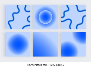 Fondo de líneas de neón azul para impresiones de arte mural y publicaciones en medios sociales