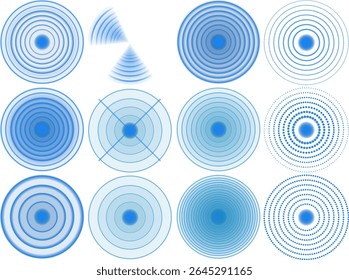 Blue neon radar waves scan invisible digital airspace.
Wi-Fi pulses ripple with precise symmetrical motion lines. Sound beam glows in futuristic scanning sonar loop. Digital signals flow 