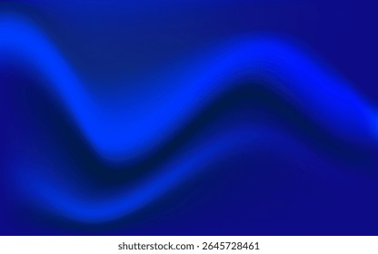 Blue Neon Wave Background, Cool and Alluring Design