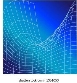 blue net vector with gradient background