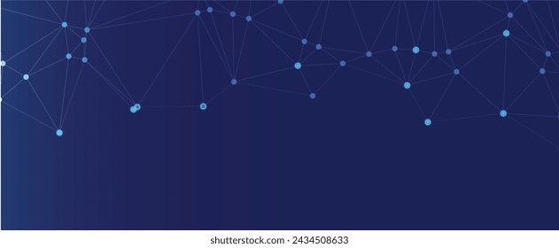 blue network circles lines connected