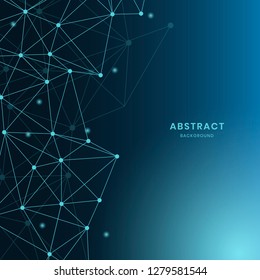 Vector abstracto de textura neural azul