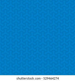Blue Neutral Seamless Pattern for Modern Design in Flat Style. Tileable Geometric Vector Background.