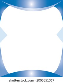 Blaue neue, moderne Vektorplakatvorlage