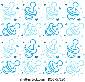 Blue nipples seamless background