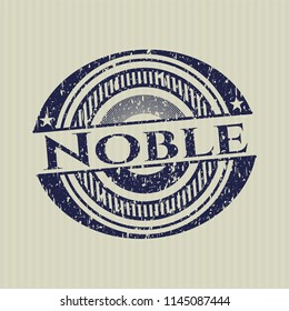 Blue Noble distressed rubber seal