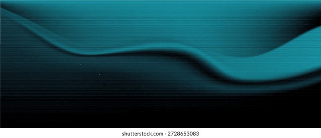 Fondo de gradiente de ruido azul, textura oscura granulada, diseño de Anuncio retro con espacio de copia, Vector de fondo.