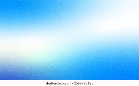 Fundo de gradiente de ruído azul. Cobertura de gradação de textura granulada da Marinha. Transição suave do frio do Natal. Novo modelo de banner. Tampa retrô horizontal lisa de desfoque. Ilustração vetorial.