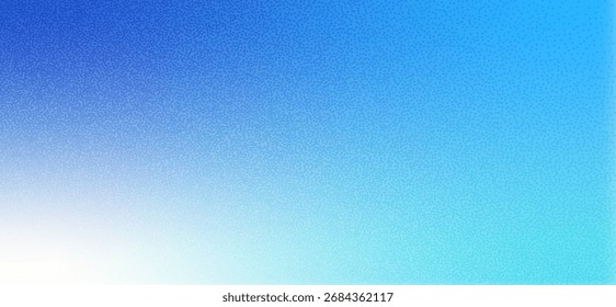 Fundo de gradiente de ruído azul. Cobertura de gradação de textura granulada da Marinha. Transição suave do frio do Natal. Novo modelo de banner. Tampa retrô horizontal lisa de desfoque. Ilustração vetorial.