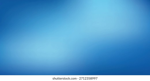 Fondo de gradiente de ruido azul. Cubierta de gradación de textura granulada azul marino. Navidades de transición fría suave. Plantilla de Anuncio fresco. Horizontal cubierta borrosa. Patrón de la superficie del agua. Ilustración vectorial.