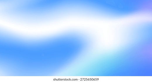 Fondo de gradiente de ruido azul. Cubierta de gradación de textura granulada azul marino. Navidades de transición fría suave. Plantilla de Anuncio fresco. Horizontal cubierta borrosa. Patrón de la superficie del agua. Ilustración vectorial.