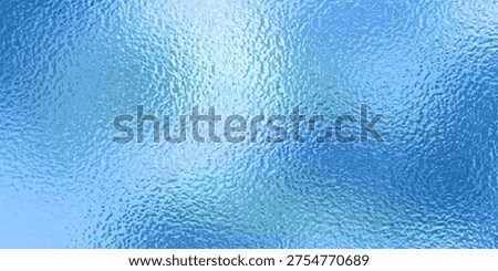 Blue noise gradient background. Navy grainy texture gradation cover. Christmas soft cold transition. Fresh banner template. Horizontal blur cover. Water surface pattern. Vector illustration.
