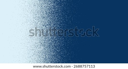 Blue noise grain background, pointillism gradient or dotwork pattern, vector dot effect. Halftone noise grain or speckled texture.