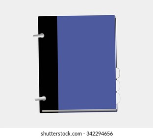 Blue notebook