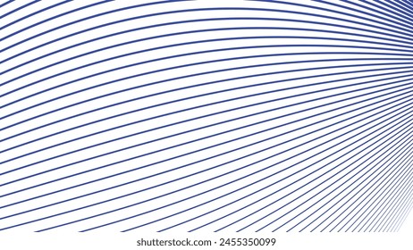 Blau schräge gebogene Linien Hintergrund Vektorgrafik Bild für Hintergrund oder Präsentation
