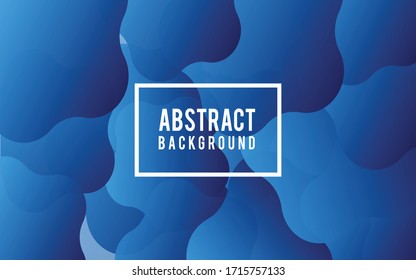 Blue Ocean Backgound Desing. Abstract Background Illustration. 