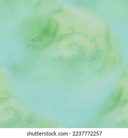 Blue Ocean Background. Fluid Seamless Background. Sea Pastel Vector Template. Water Watercolor Ocean. Green Elegant Texture. Green Ink Paint. Sea Gradient Background. Blue Seamless Abstract Ocean.