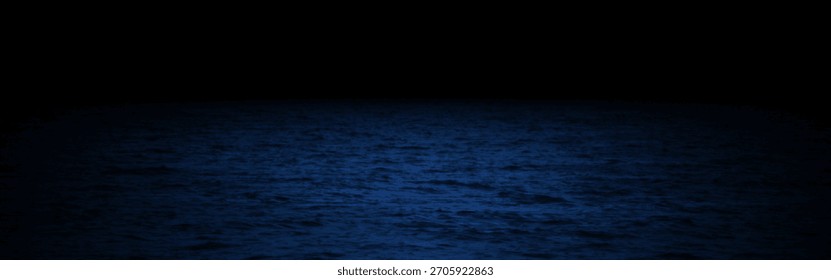Blue Ocean Background Night Water Dark Nature Deep Sea Wallpaper Dramatic Horizon Landscape Design
