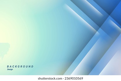 Blue ocean gradient shiny geometric shape line abstract background template flyer brochure banner web presentation design