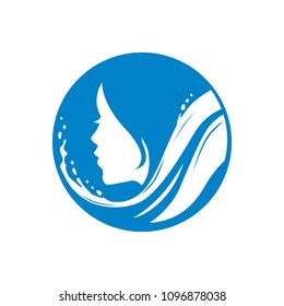 Blue ocean lady, logo