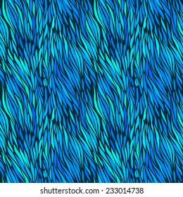 Blue ocean seamless waves background for web design