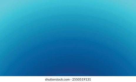 Blue ocean smooth gradient abstract background