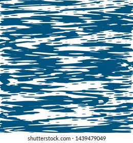 Blue Ocean Water Background, Sea Wavy Nautical and Marine Kids Texture, Reflection Surface of the Water, Yachting