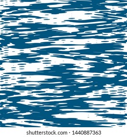 Blue Ocean Water Background, Sea Wavy Nautical and Marine Kids Texture, Reflection Surface of the Water, Yachting