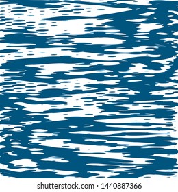 Blue Ocean Water Background, Sea Wavy Nautical and Marine Kids Texture, Reflection Surface of the Water, Yachting