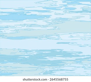 Blue Ocean Water Background, Sea Wavy Nautical and Marine Texture, Reflection Surface of the Water, Yachting Army Military Hunting Camouflage Uniform Pattern