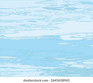 Fundo de água azul do oceano, mar ondulado textura náutica e marinha, superfície de reflexão da água, Yachting Exército militar caçando camuflagem padrão uniforme