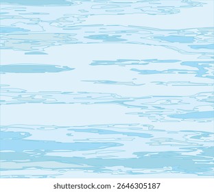 Blue Ocean Water Background, Sea Wavy Nautical and Marine Texture, Reflection Surface of the Water, Yachting Army Military Hunting Camouflage Uniform Pattern