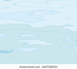 Fundo de água azul do oceano, mar ondulado textura náutica e marinha, superfície de reflexão da água, Yachting Exército militar caçando camuflagem padrão uniforme