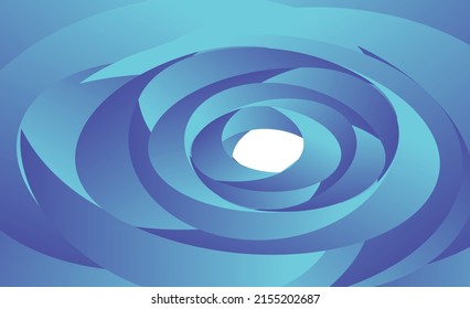 blue ocean wave background with whirlpool in the middle