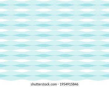 Blue ocean wave seamless pattern. Vector background. Minimal design.