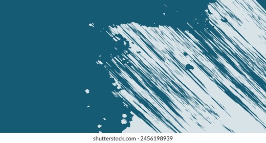 blue ocean waves Ocean surface. Sea vector illustration with water waves, blue sky and white clouds graphics, cartoon seascape or waterscape