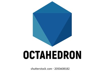 Blue octahedron, plato solids for math