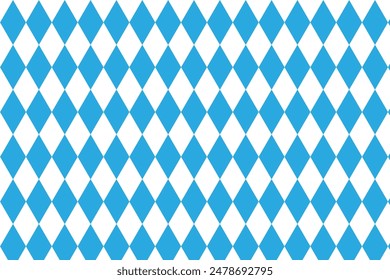 Fondo azul del Oktoberfest . Patrón de Oktoberfest Bavarian. Fondo de pantalla Oktoberfest . Ilustración vectorial