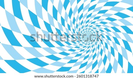 Blue Oktoberfest background. Oktoberfest Bavarian pattern. Oktoberfest wallpaper. Vector illustration