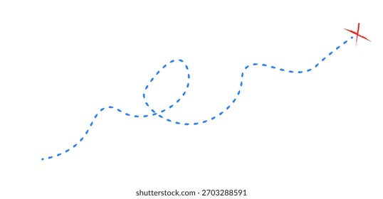 Blaue alte Piraten Schatzkarte.