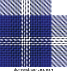 Blue Ombre Plaid textured seamless pattern suitable for fashion textiles and graphics