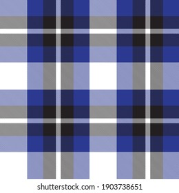 Blue Ombre Plaid textured seamless pattern suitable for fashion textiles and graphics