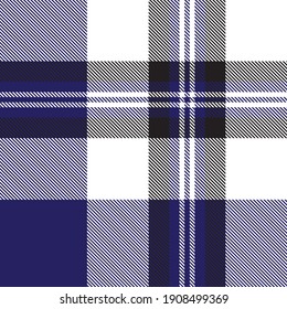 Blue Ombre Plaid Patrón sin costura texturizado adecuado para textiles y gráficos de moda